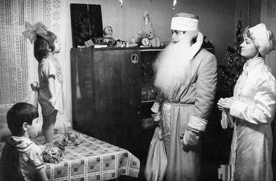 Ded Moroz and Snegurochka in USSR